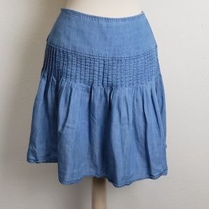 Loft blue skirt
